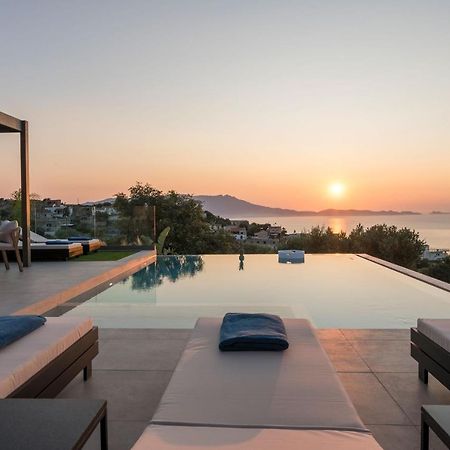 Villa Ekphrasis With Sea View And Jacuzzi Ravdhoúkha Dış mekan fotoğraf