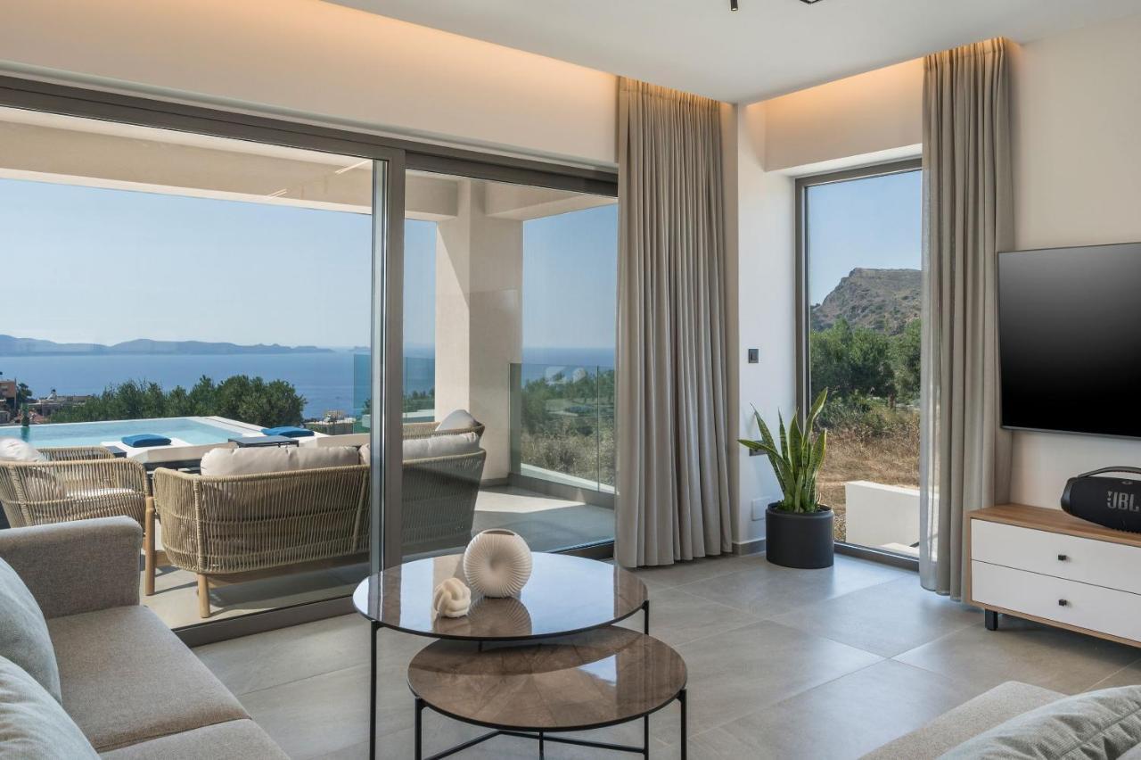Villa Ekphrasis With Sea View And Jacuzzi Ravdhoúkha Dış mekan fotoğraf