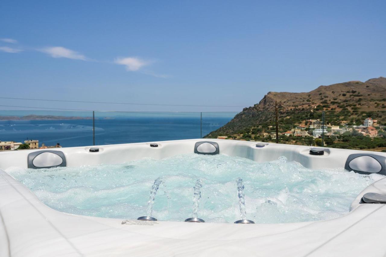 Villa Ekphrasis With Sea View And Jacuzzi Ravdhoúkha Dış mekan fotoğraf