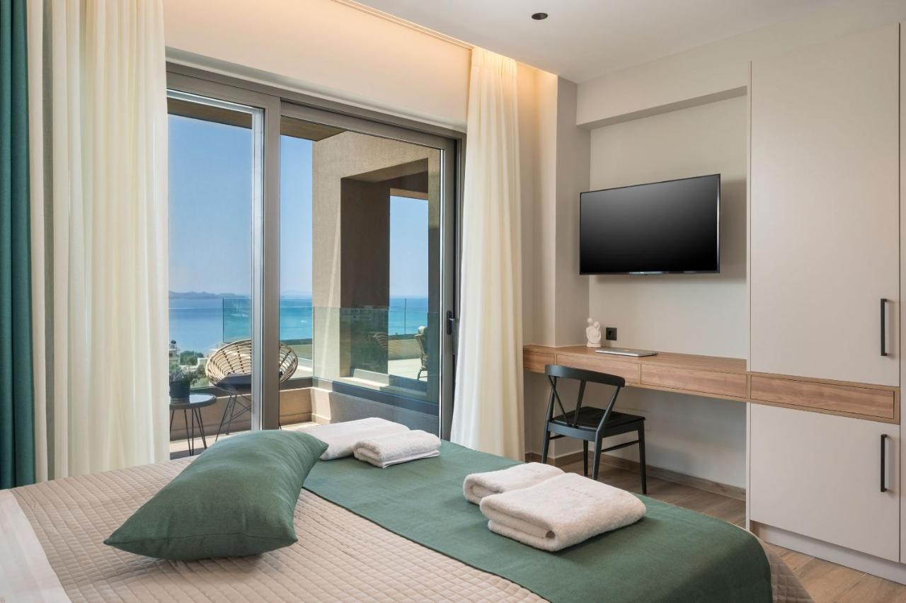 Villa Ekphrasis With Sea View And Jacuzzi Ravdhoúkha Dış mekan fotoğraf