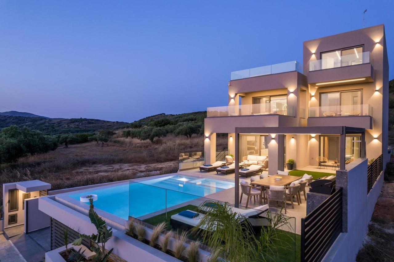Villa Ekphrasis With Sea View And Jacuzzi Ravdhoúkha Dış mekan fotoğraf