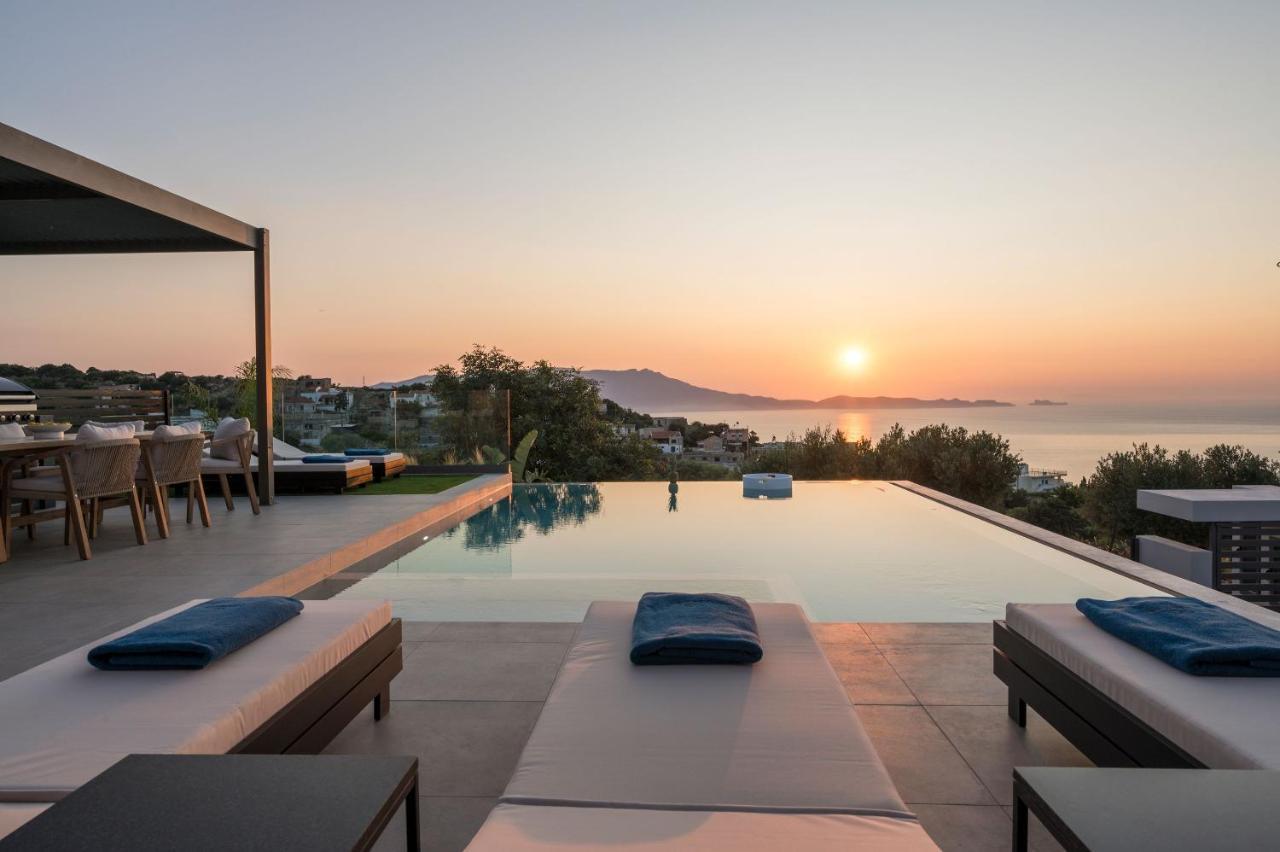 Villa Ekphrasis With Sea View And Jacuzzi Ravdhoúkha Dış mekan fotoğraf
