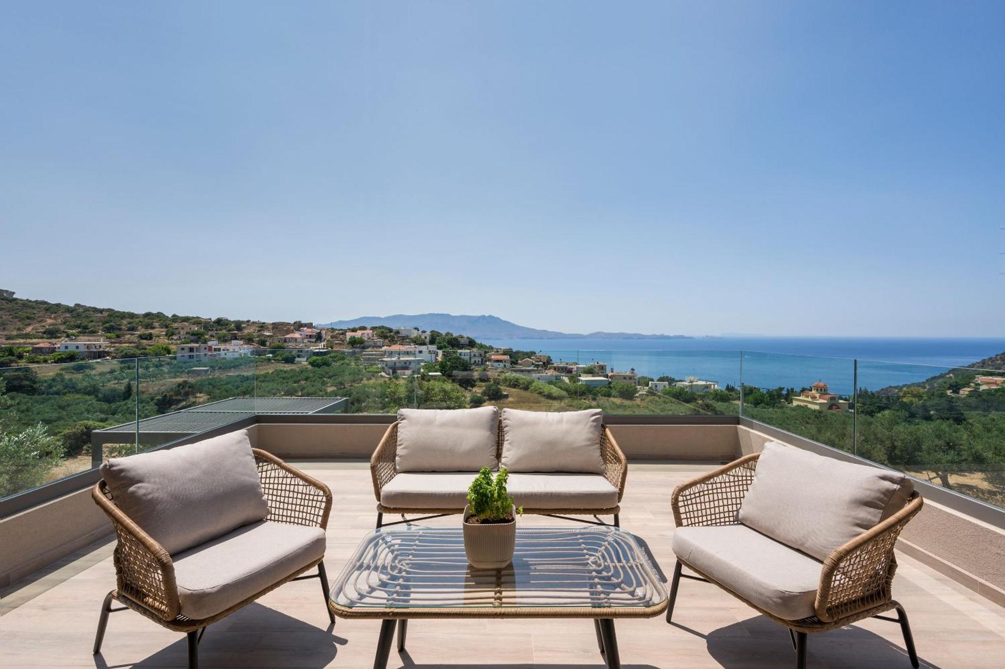 Villa Ekphrasis With Sea View And Jacuzzi Ravdhoúkha Dış mekan fotoğraf