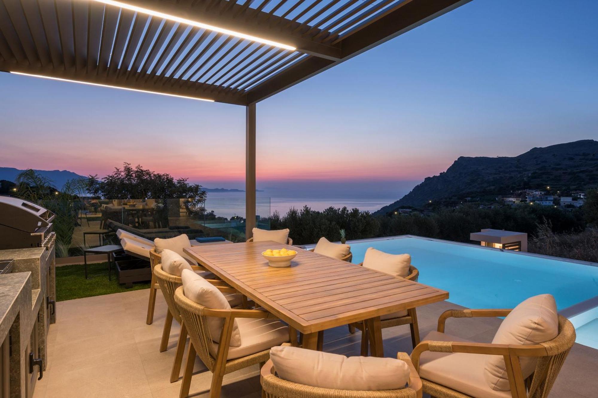 Villa Ekphrasis With Sea View And Jacuzzi Ravdhoúkha Dış mekan fotoğraf