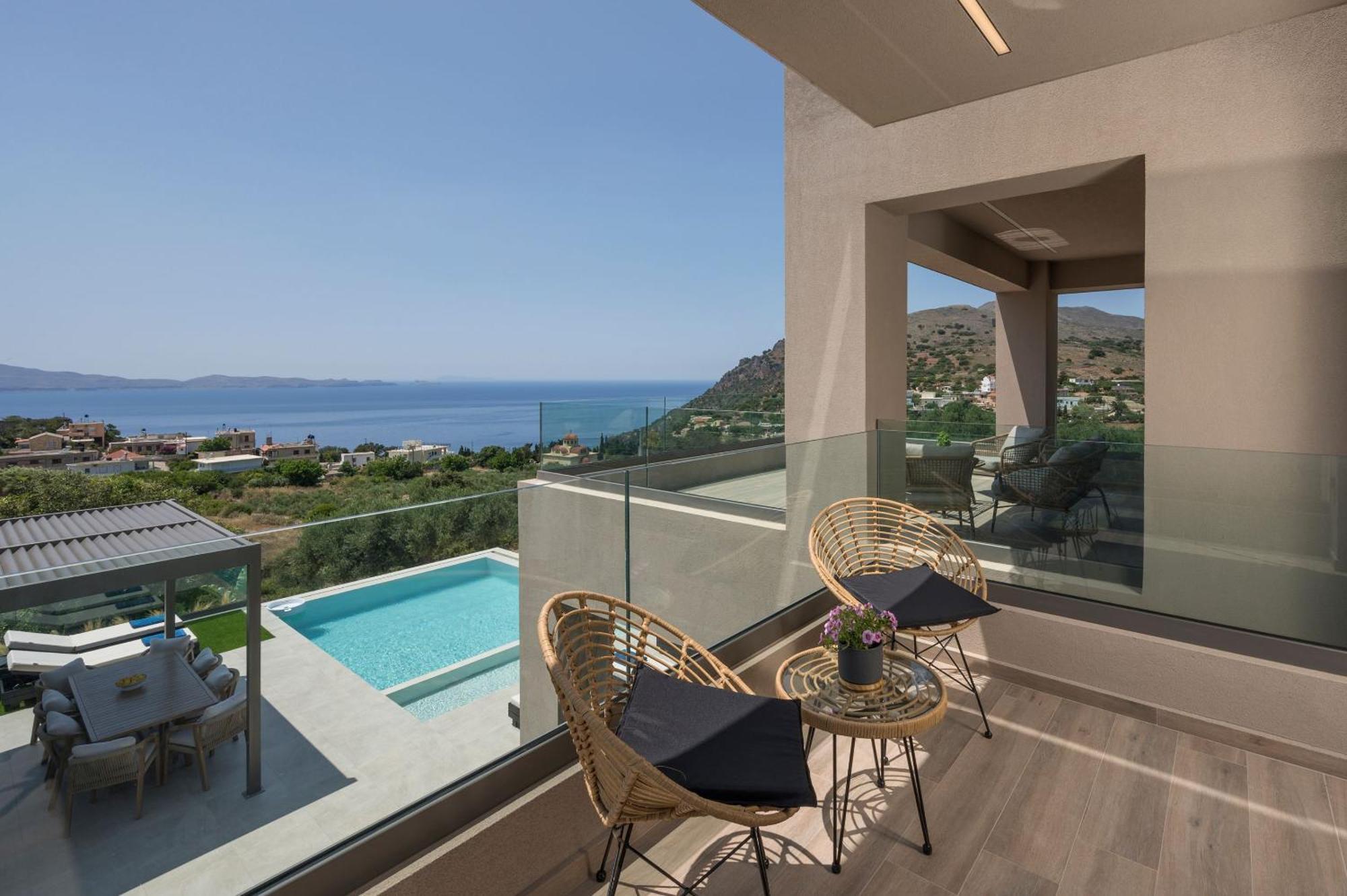 Villa Ekphrasis With Sea View And Jacuzzi Ravdhoúkha Dış mekan fotoğraf