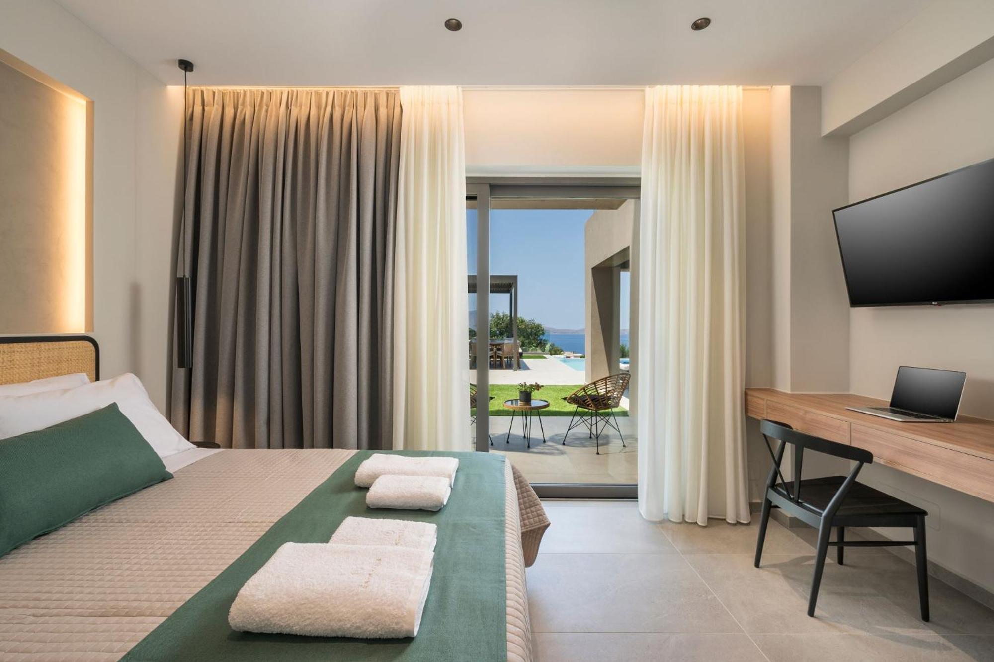 Villa Ekphrasis With Sea View And Jacuzzi Ravdhoúkha Dış mekan fotoğraf